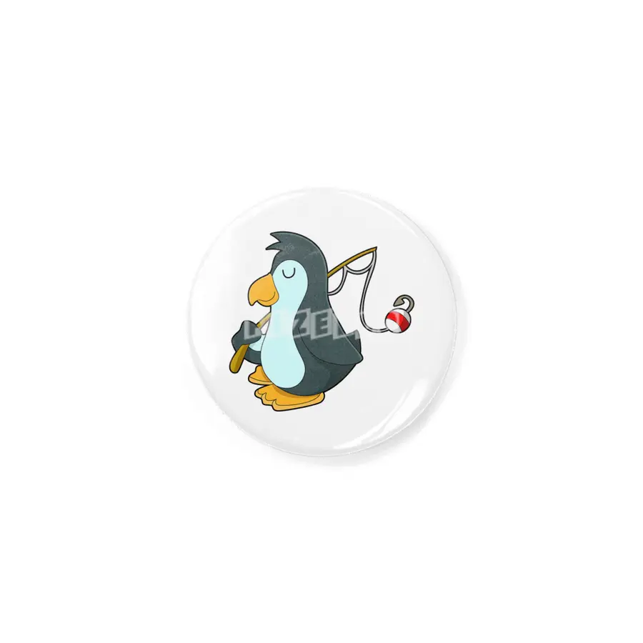 Penguin at Fishing with Fishing rod Rozet