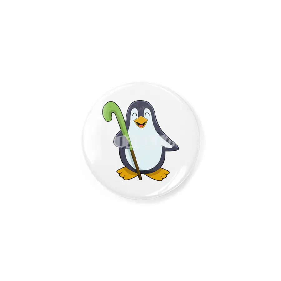Penguin at Hockey with Hockey bat Rozet