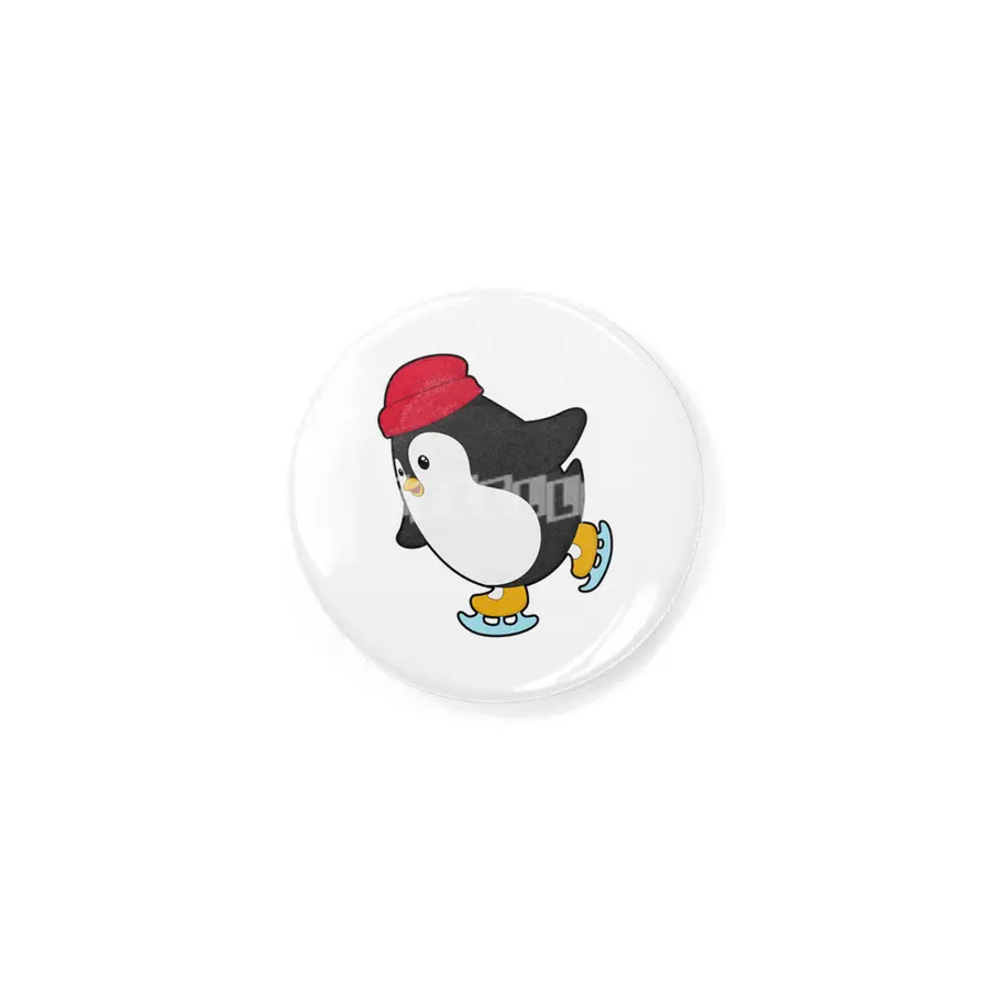 Penguin at Ice skating with Hat Rozet