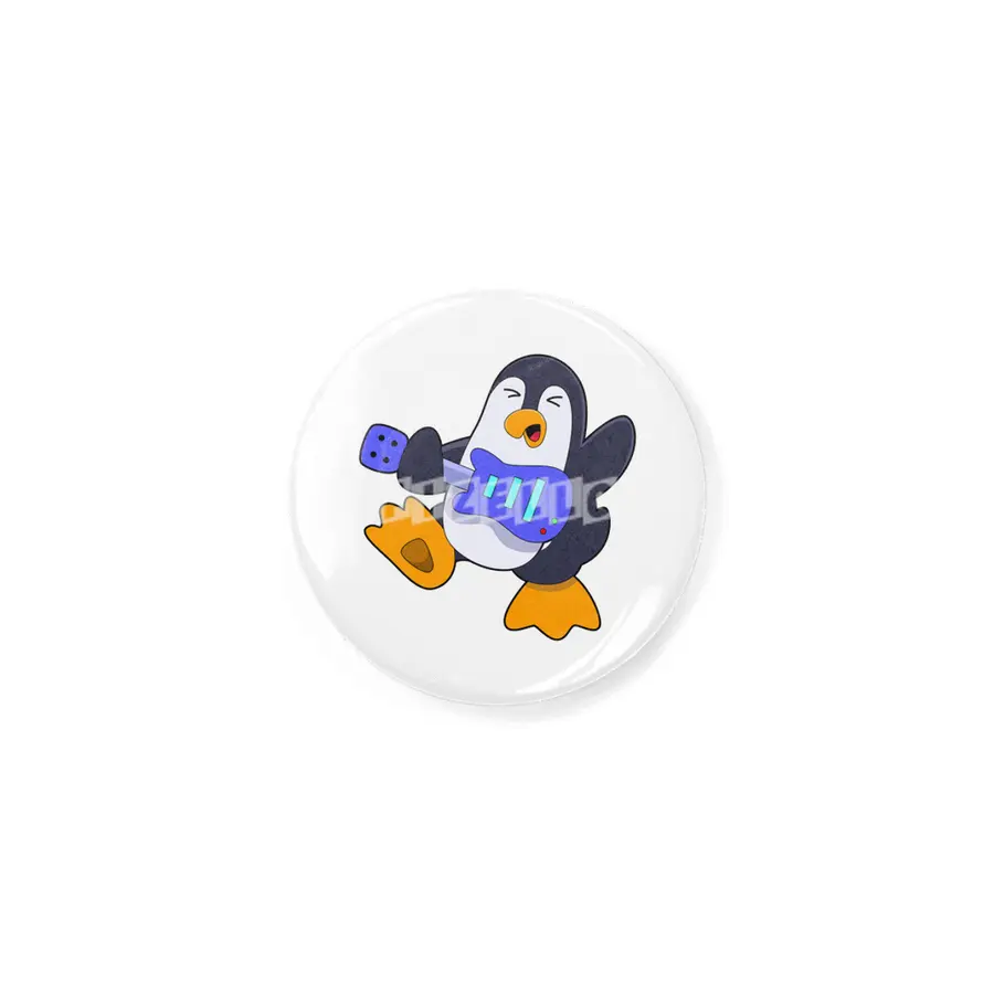 Penguin at Music with Guitar Rozet
