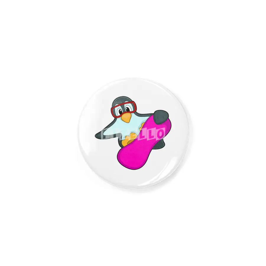 Penguin at Snowboard Sports & Ski goggles Rozet