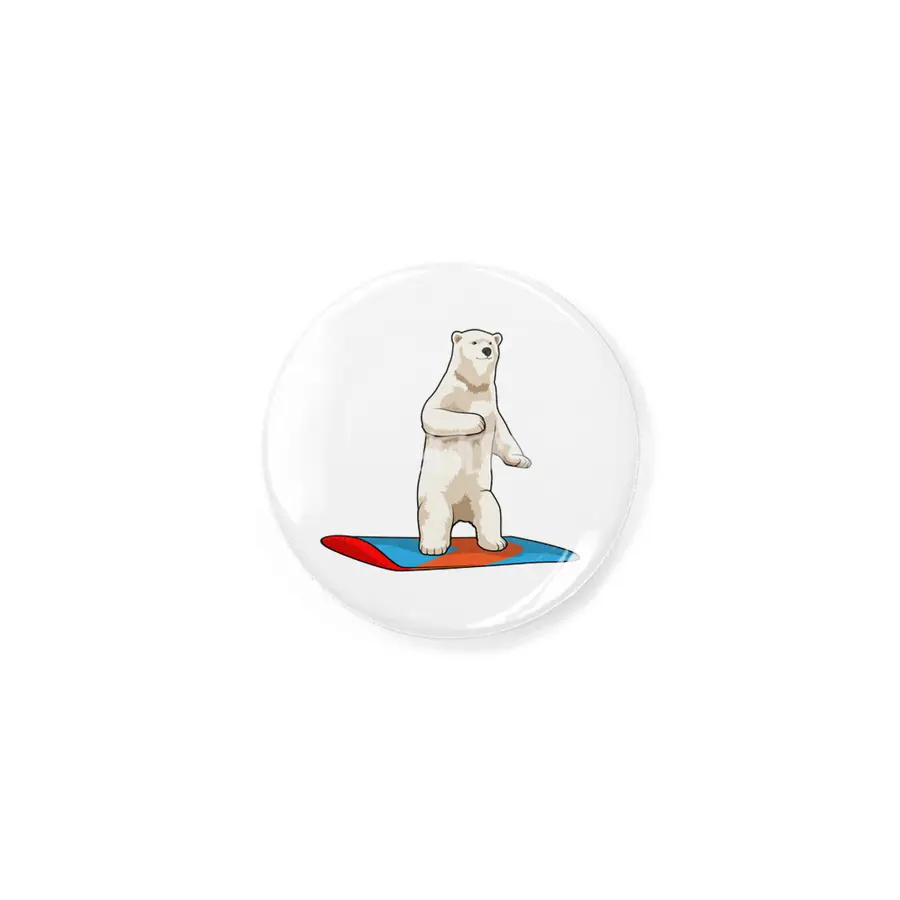 Polar bear as Snowboarder with Snowboard Rozet