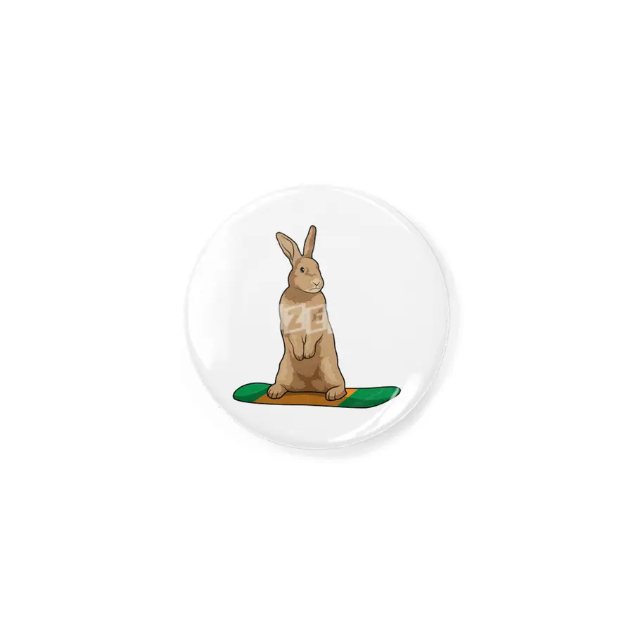 Rabbit as Snowboarder with Snowboard Rozet