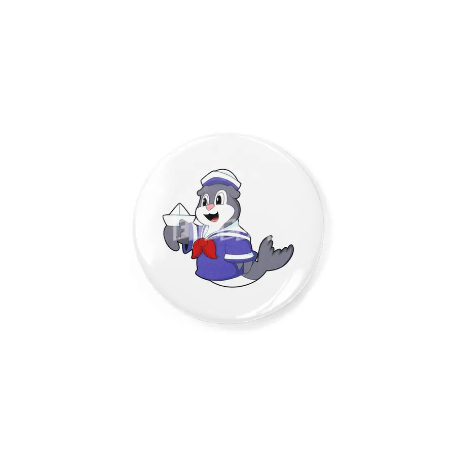 Seal as Sailor with Boat Rozet