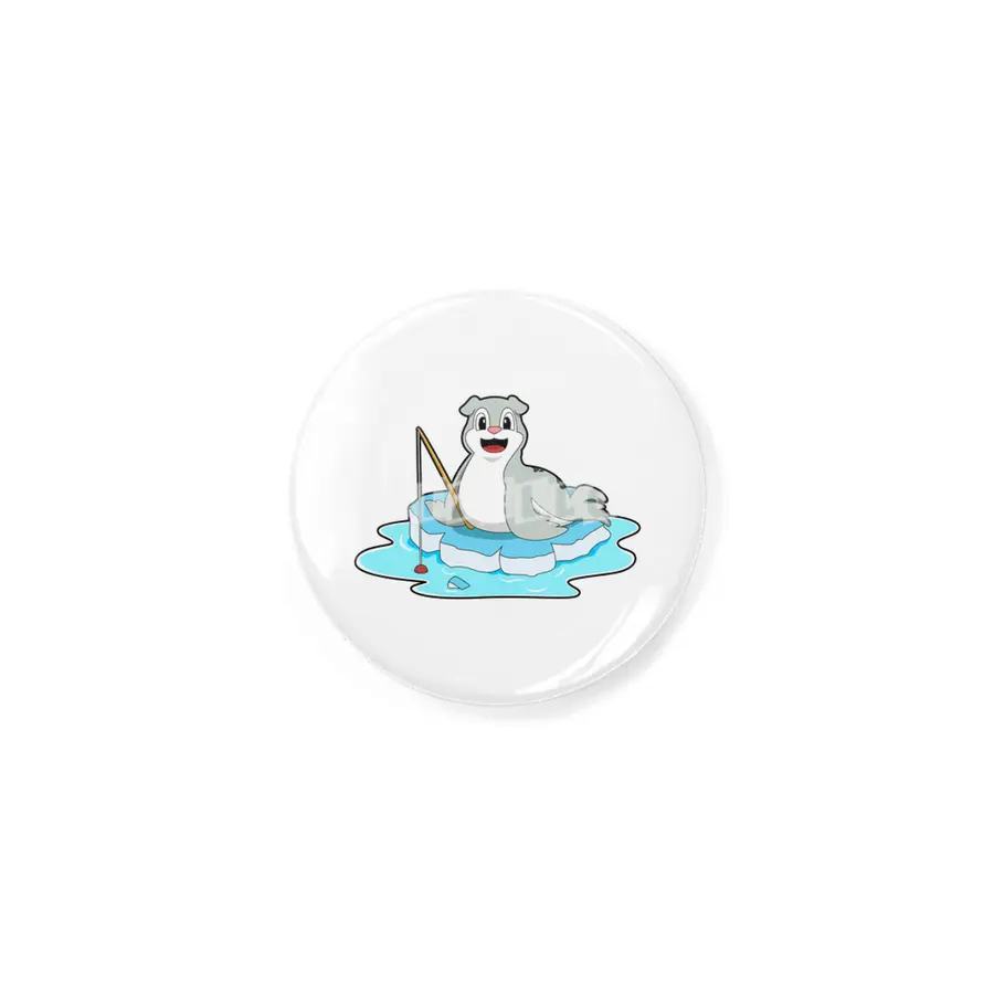 Seal at Fishing with Fishing rod Rozet
