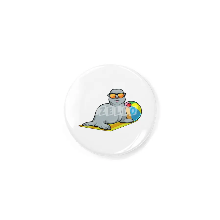 Seal at Sunbathing with Water polo & Sunglasses Rozet