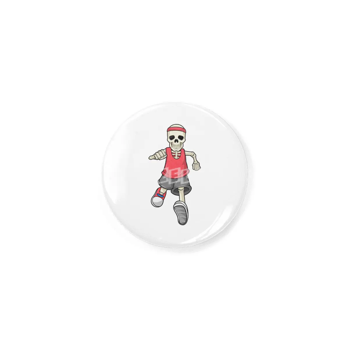Skeleton at Running with Headband Rozet