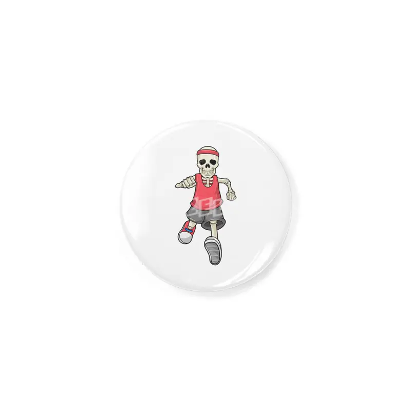 Skeleton at Running with Headband Rozet