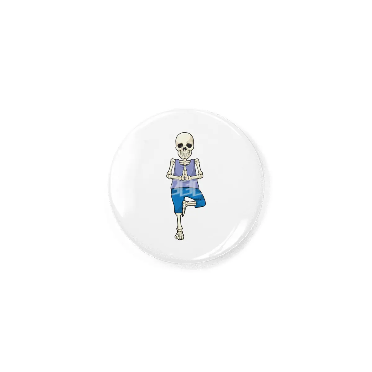 Skeleton at Yoga Stretching Rozet
