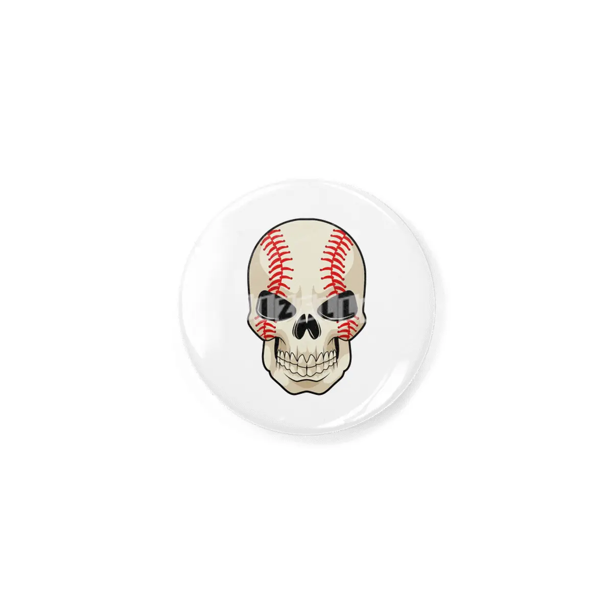 Skull Baseball Sports Rozet
