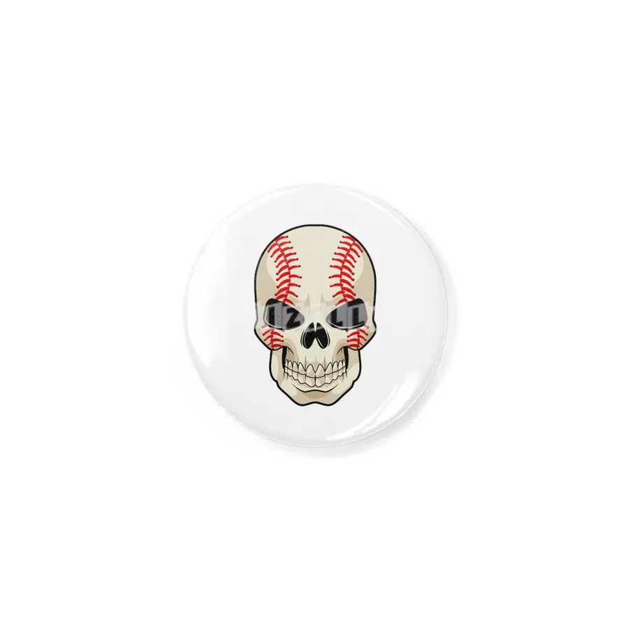 Skull Baseball Sports Rozet