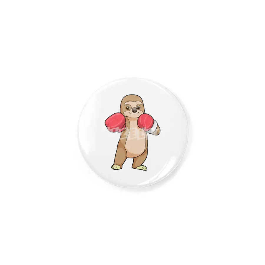Sloth as Boxer with Boxing gloves Rozet