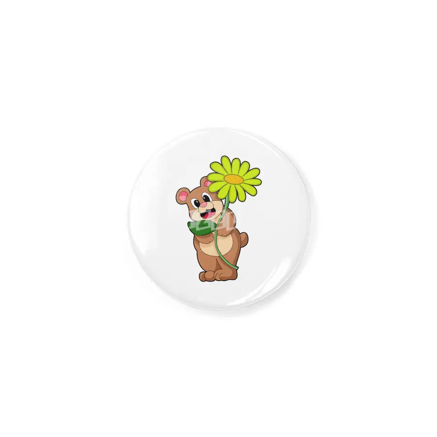 Bear with yellow Flower Rozet