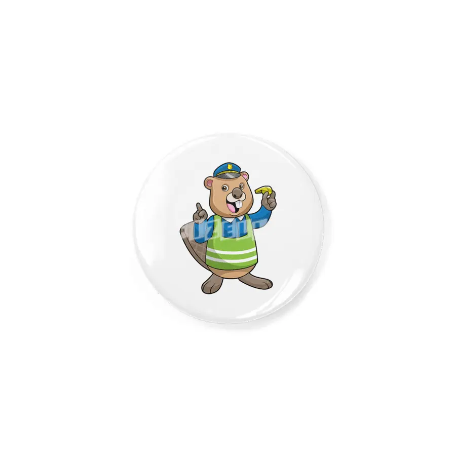 Beaver as Police officer with Whistle Rozet