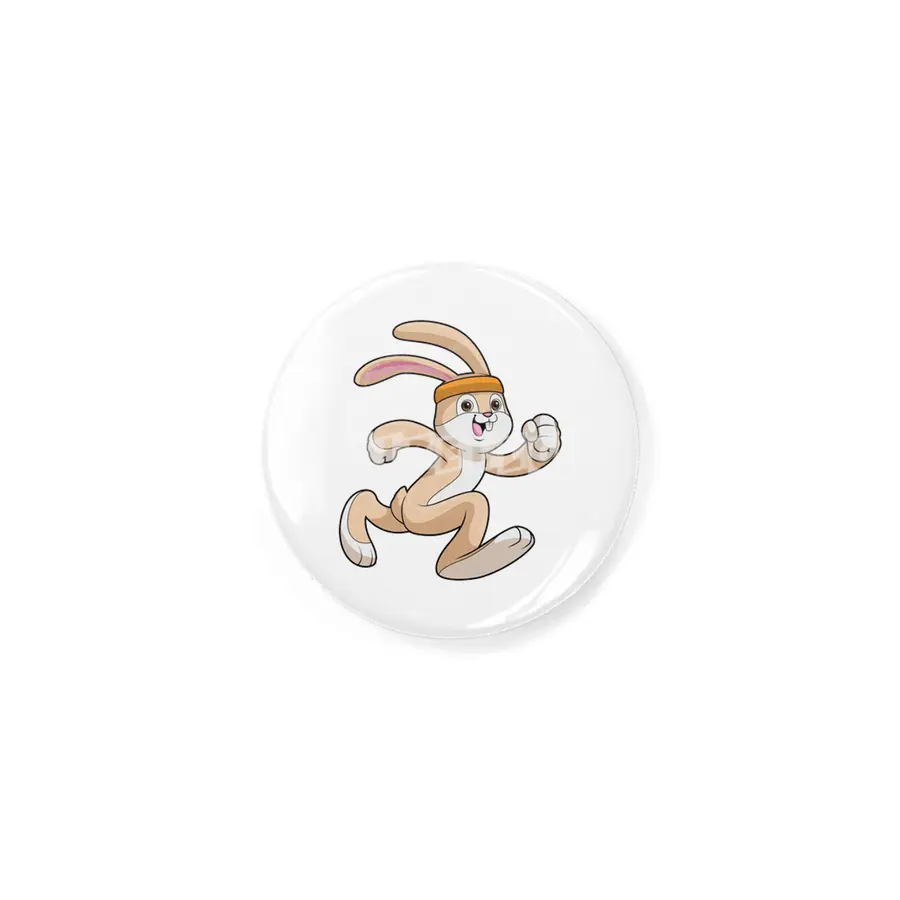 Bunny at Running with Headband Rozet