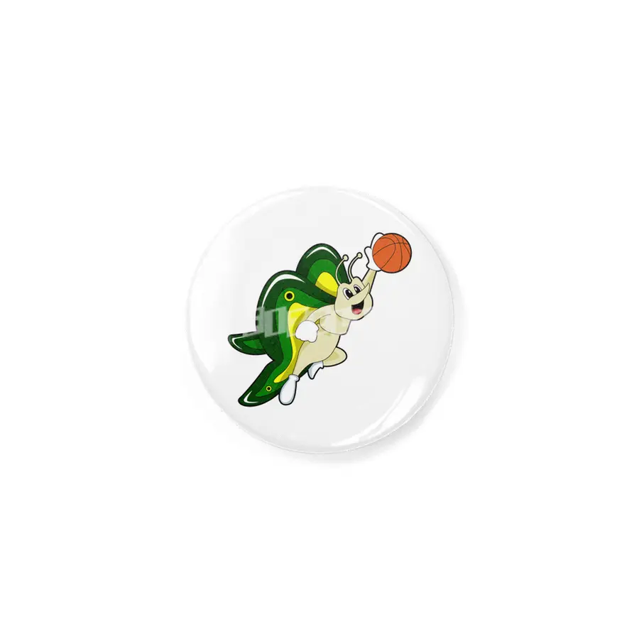 Butterfly at Basketball Sports Rozet