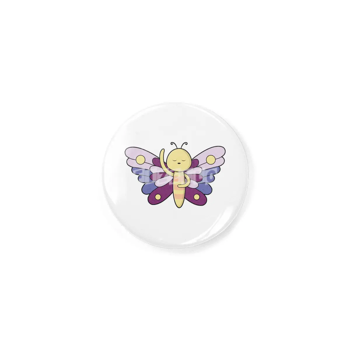 Butterfly with Dots Rozet