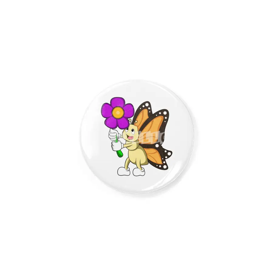 Butterfly with Flower Rozet