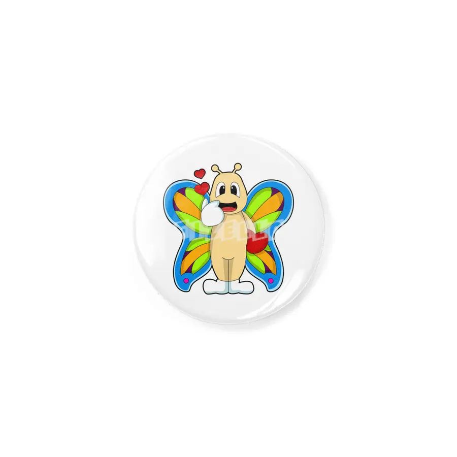 Butterfly with Heart Rozet