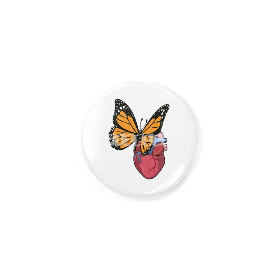 Butterfly with Heart Rozet