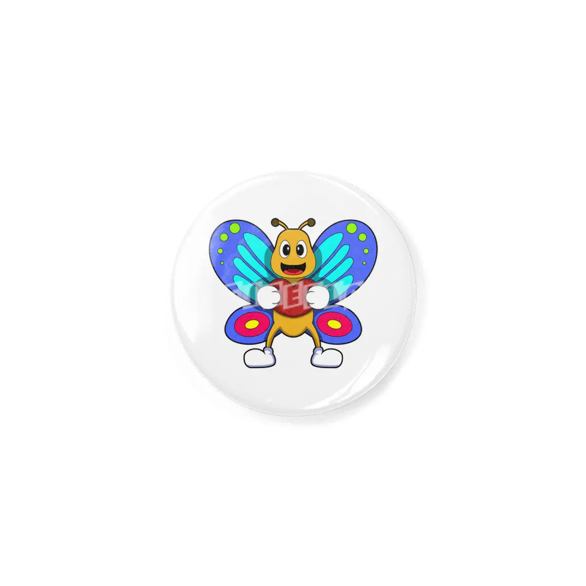 Butterfly with Heart Rozet