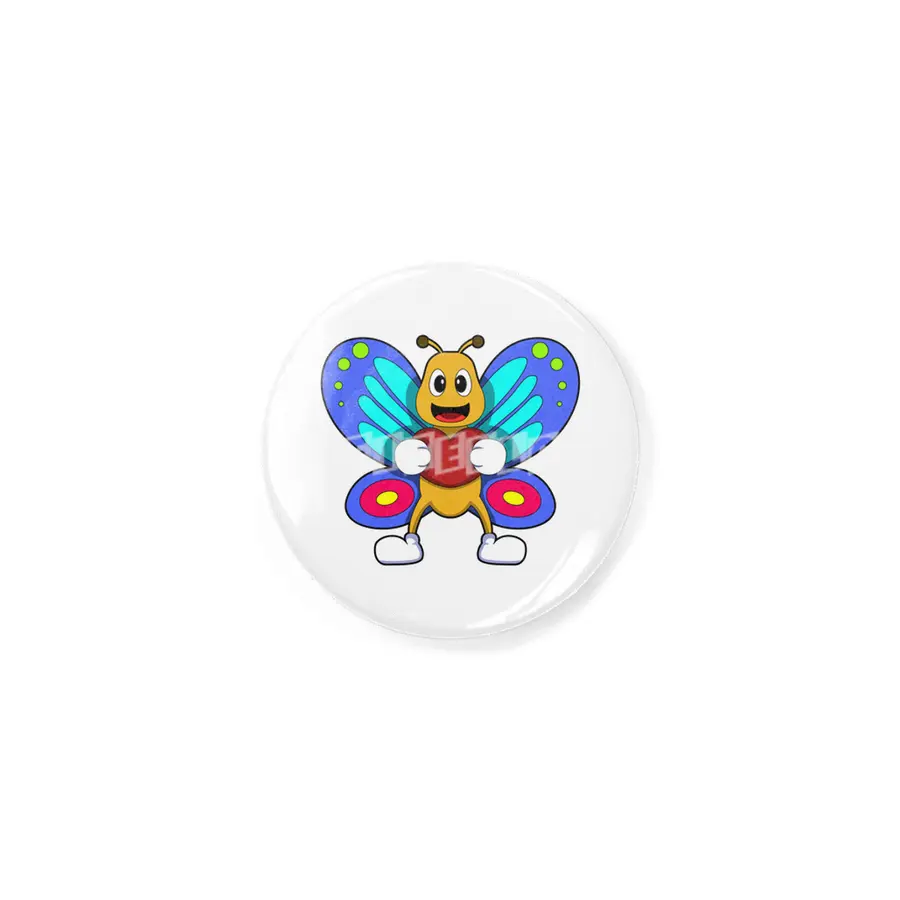 Butterfly with Heart Rozet