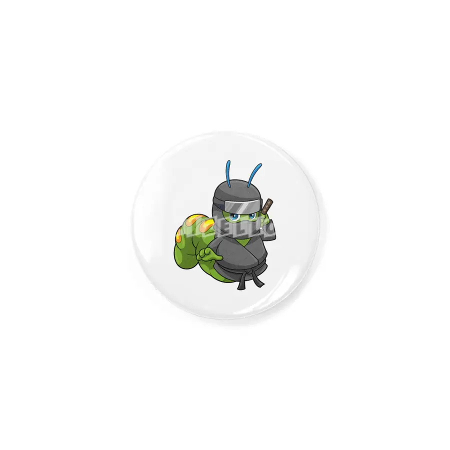 Caterpillar as Ninja with Sword Rozet