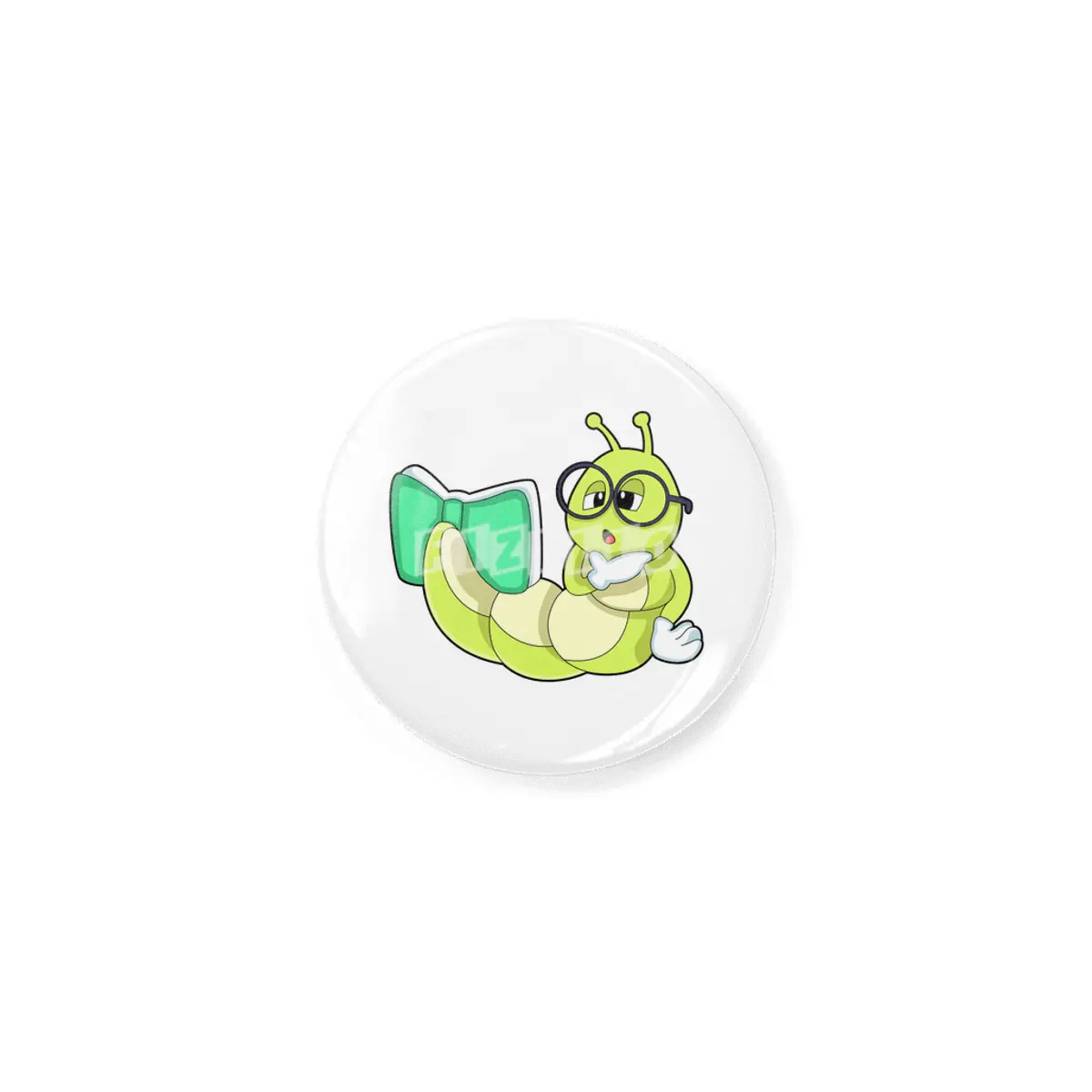 Caterpillar with Book Rozet
