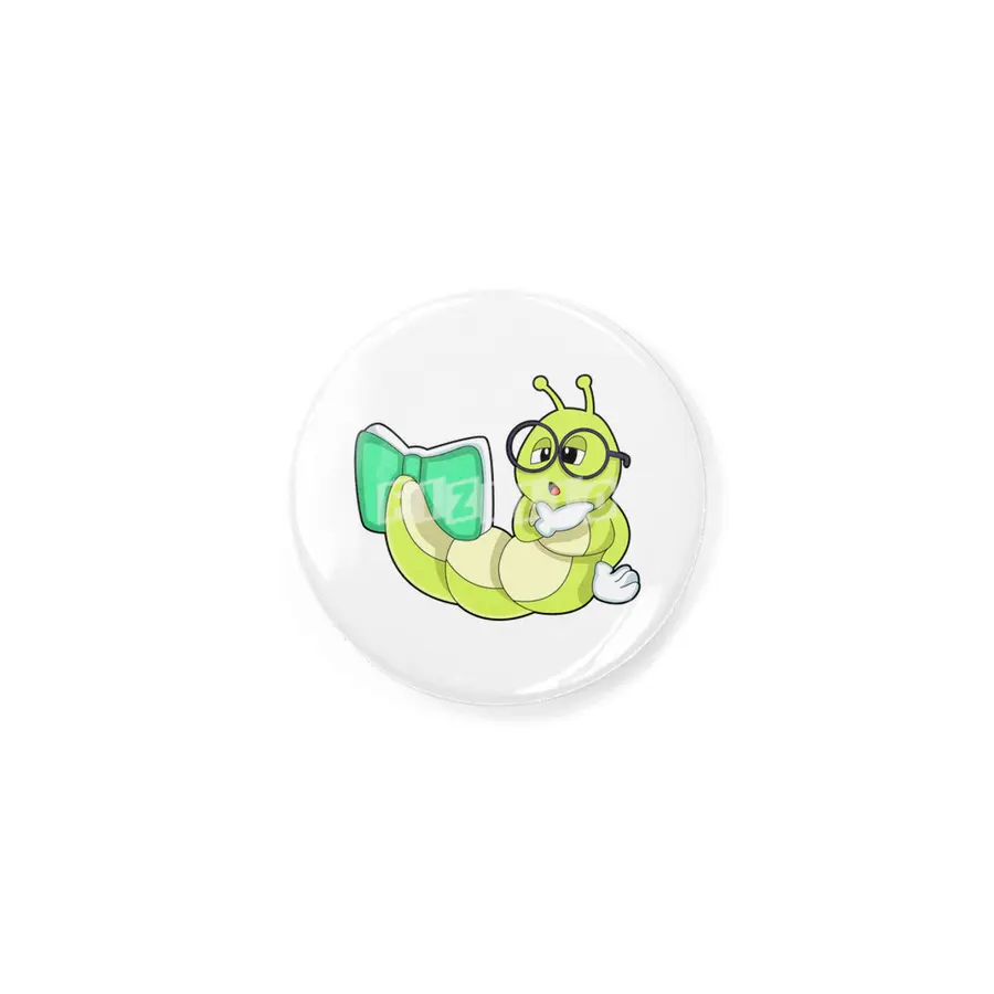 Caterpillar with Book Rozet