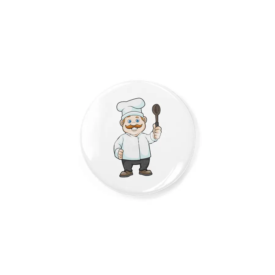 Chef with Chef's hat & Soup spoon Rozet