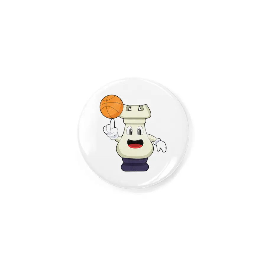 Chess piece Rook at Basketball Sports Rozet