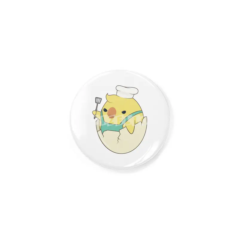 Chick as Cook with Chef's hat & Spatula Rozet