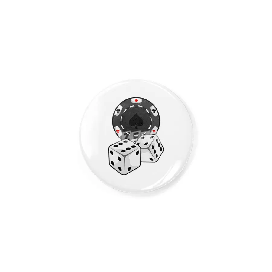 Chip & Dice for Poker Rozet