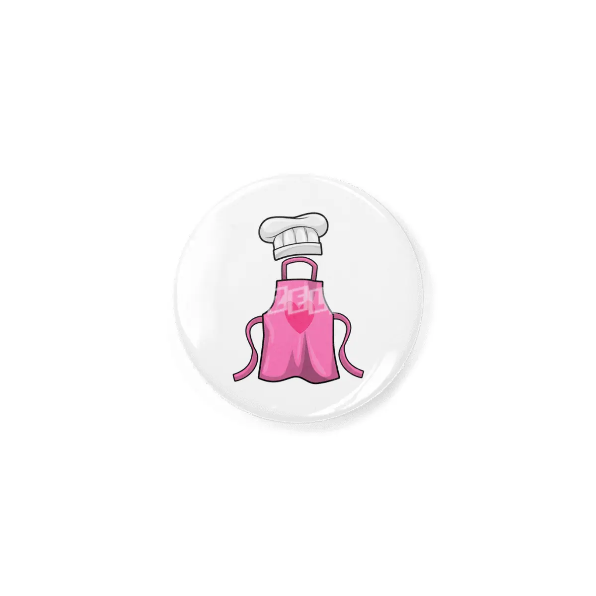 Cooking apron and Cooking hat with Heart Rozet