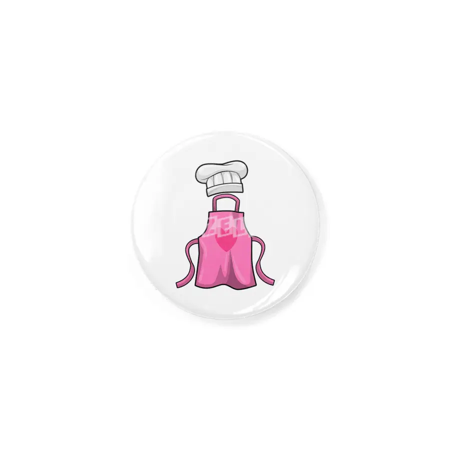Cooking apron and Cooking hat with Heart Rozet