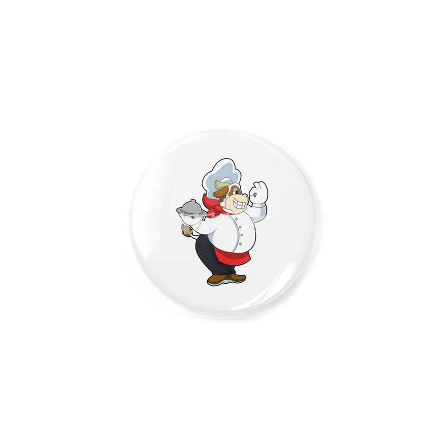 Cow as Waiter with Serving plate Rozet