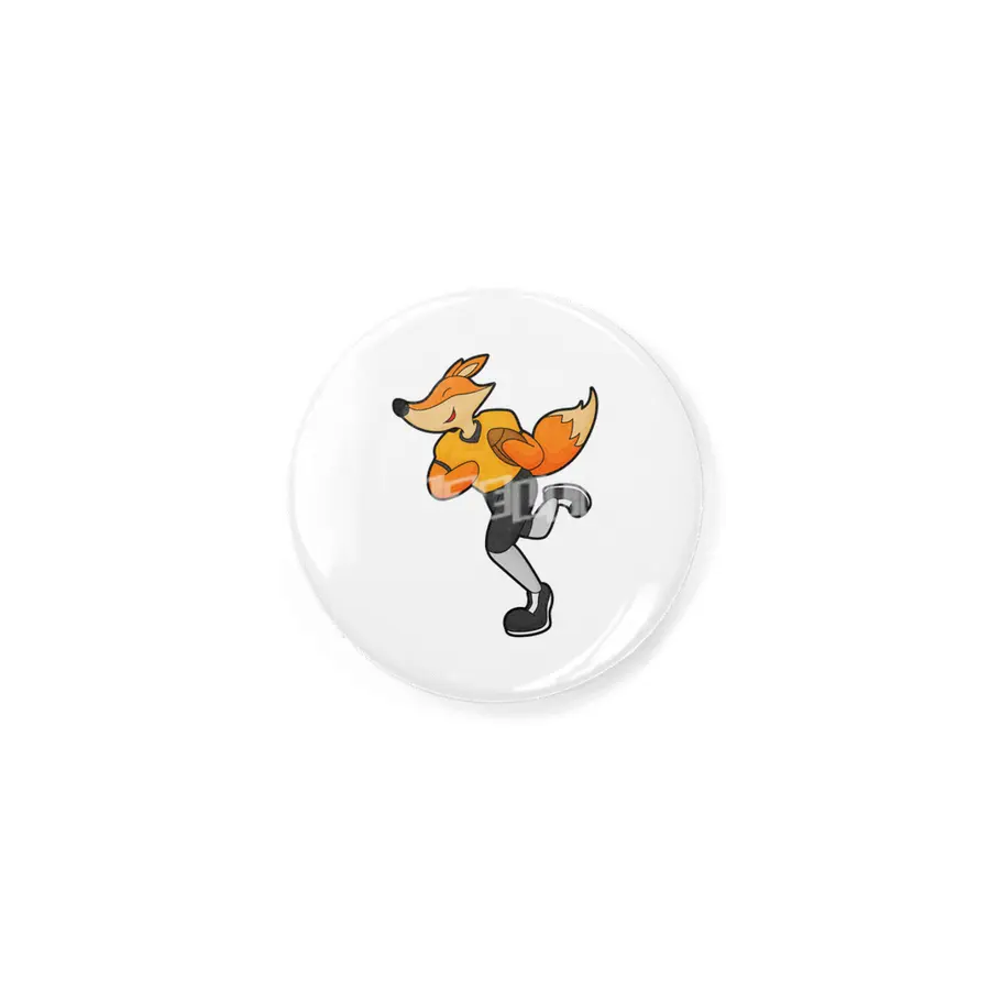 Fox as Football player with Football Rozet