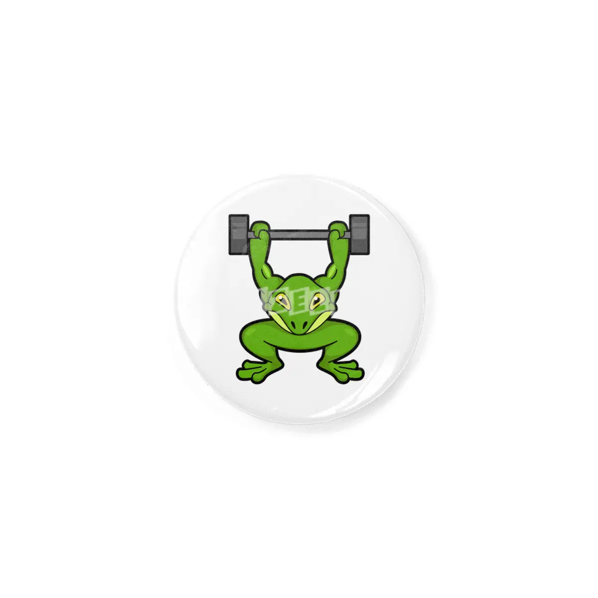 Frog at Bodybuilding with Barbell Rozet