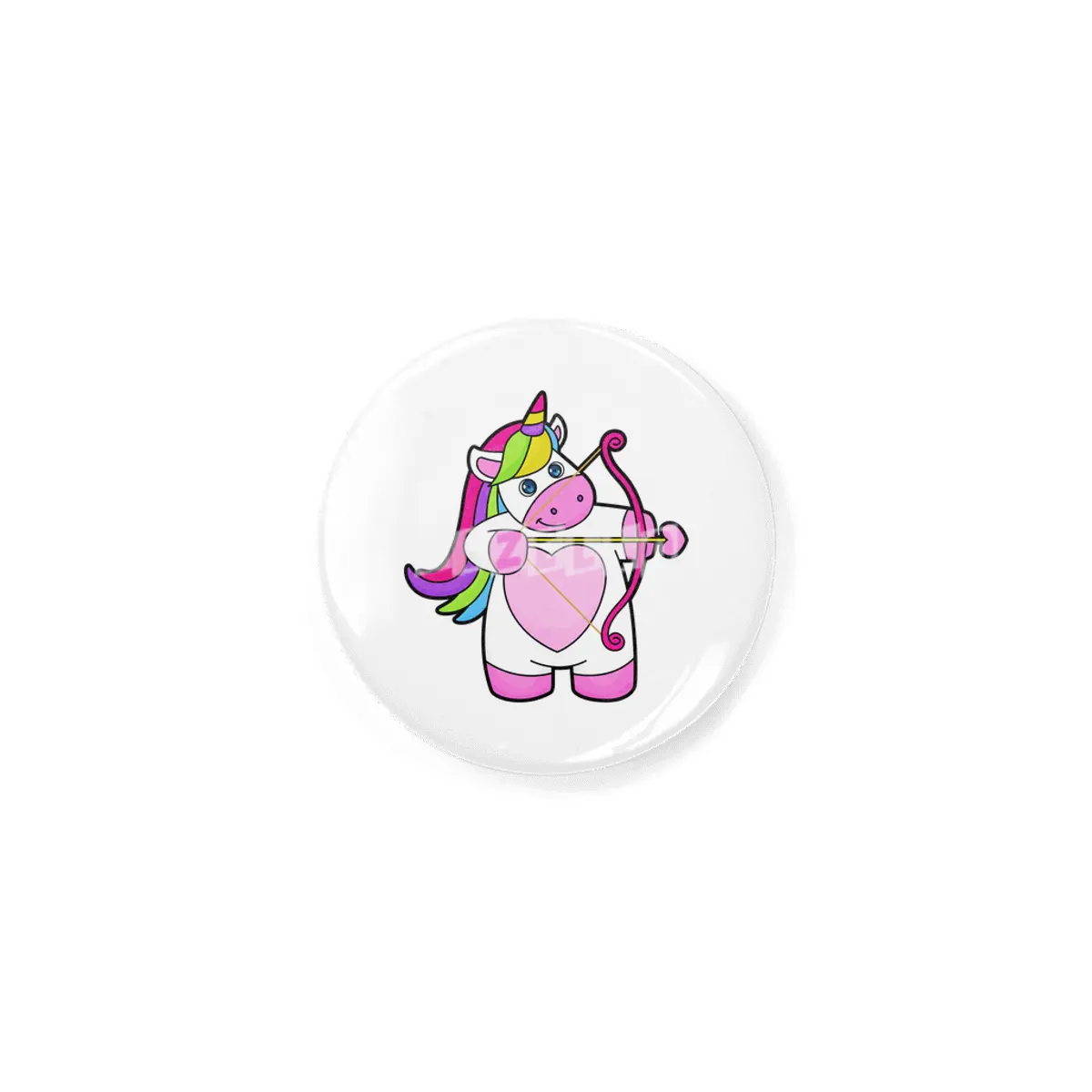 Unicorn as Archer with Bow & Arrow Rozet