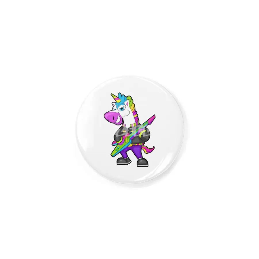 Unicorn as Musician with Guitar Rozet