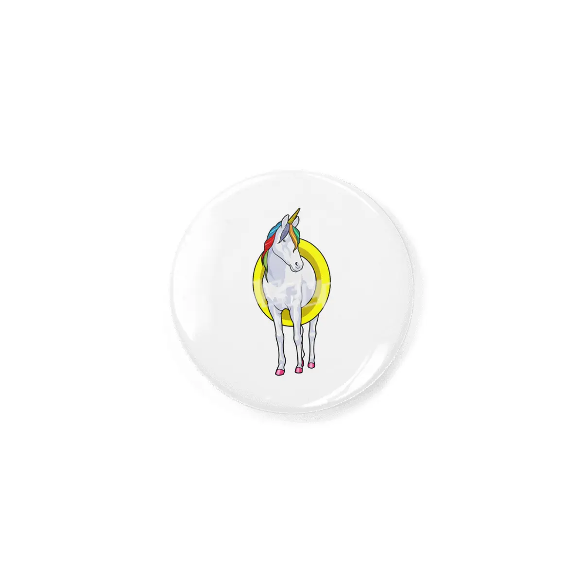 Unicorn at Swimming with Swim ring Rozet