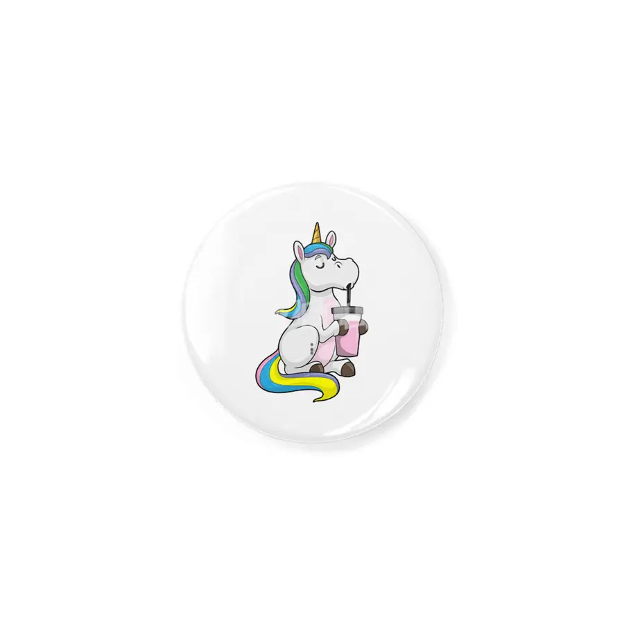 Unicorn with Bubble Tea Rozet