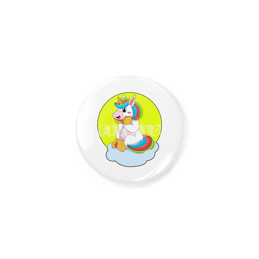 Unicorn with Cloud & Sun Rozet