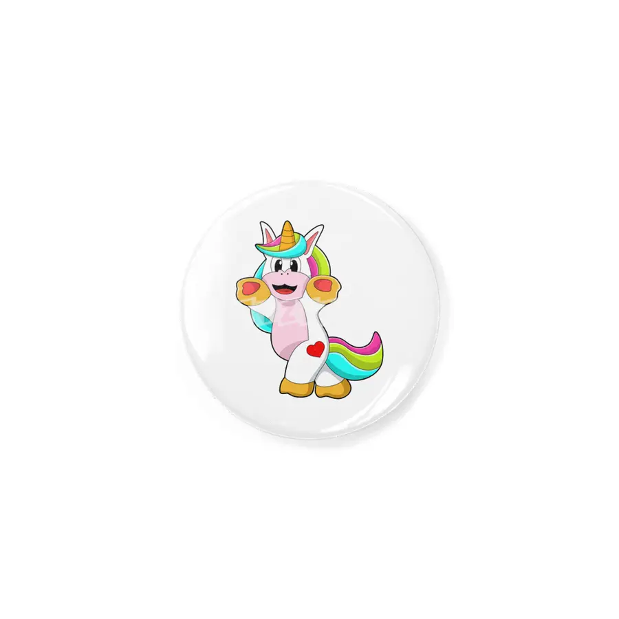 Unicorn with Heart Tattoo Rozet