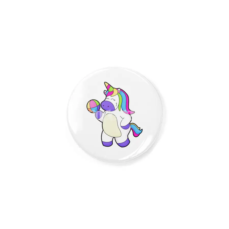 Unicorn with Volleyball Rozet