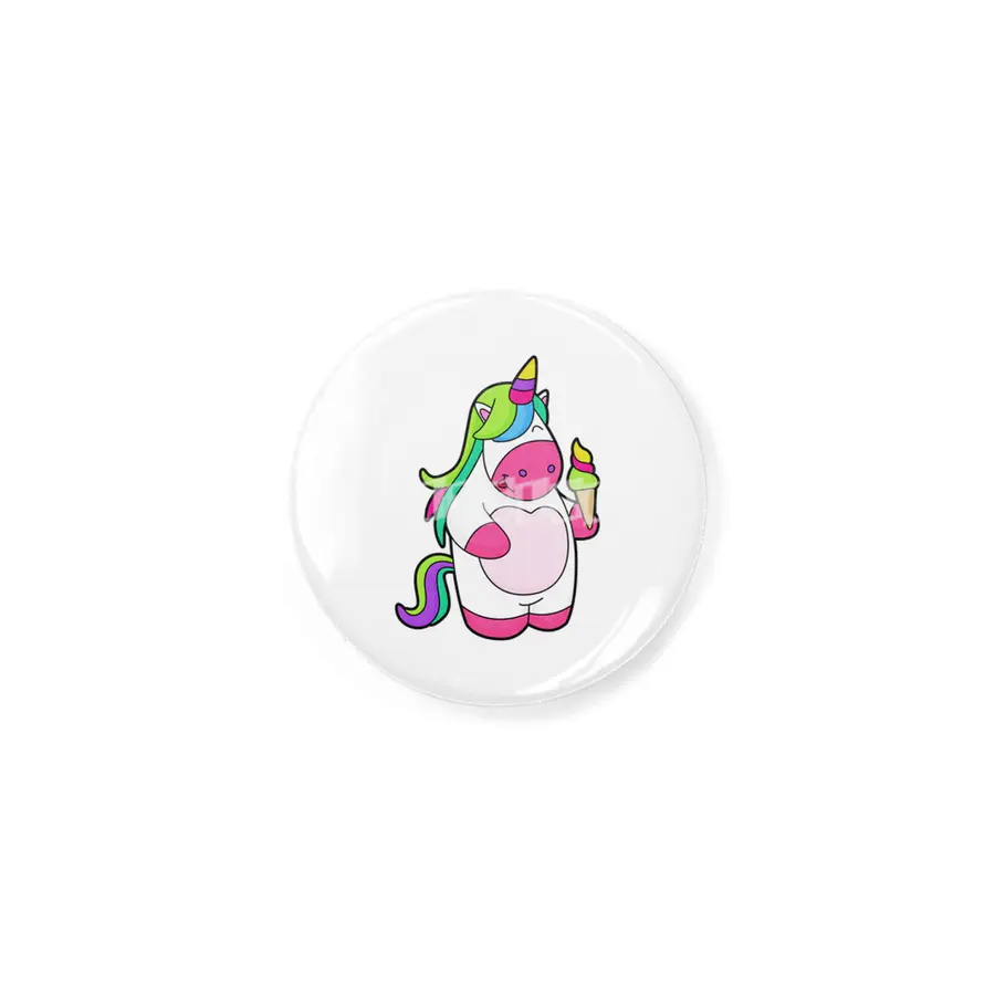 Unicorn with Waffle Ice cream Rozet