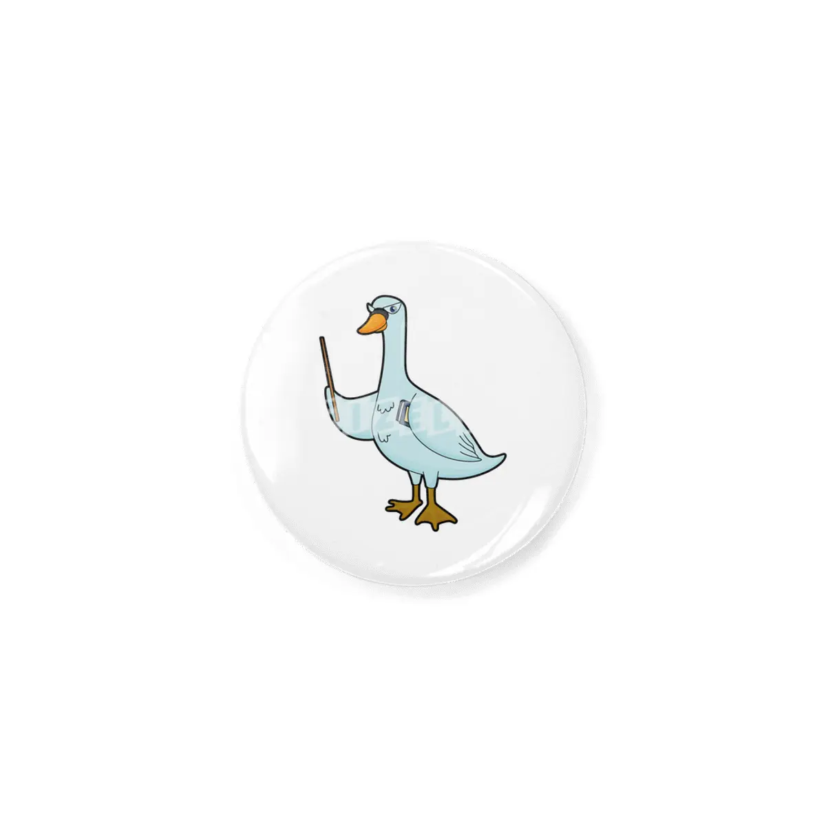 Swan as Teacher with Book & Pointer Rozet