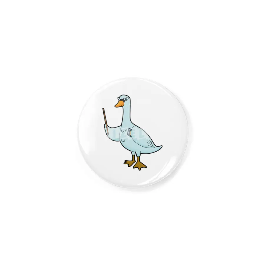 Swan as Teacher with Book & Pointer Rozet