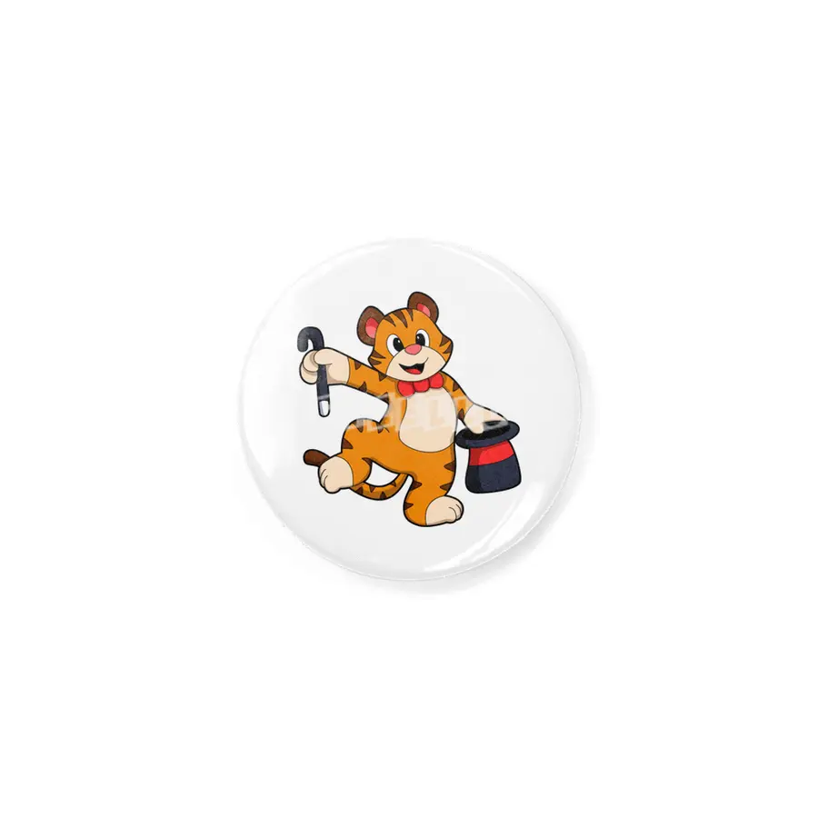 Tiger as Gentleman with Hat Rozet