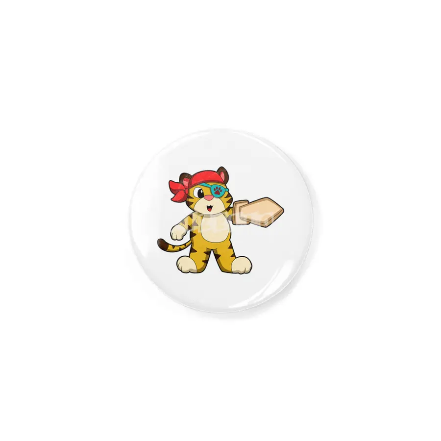 Tiger as Pirate with Eye patch & Sword Rozet